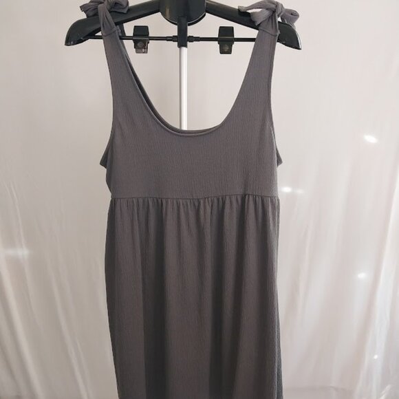Wild Fable Gray Shoulder Tie Sleeveless Dress - Picture 1 of 6
